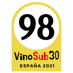 Medalla VinoSub30 España 2021, 98 puntos