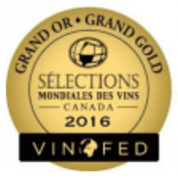 Medalla Grand Or, Sélections Mondiales des Vins Canada 2016